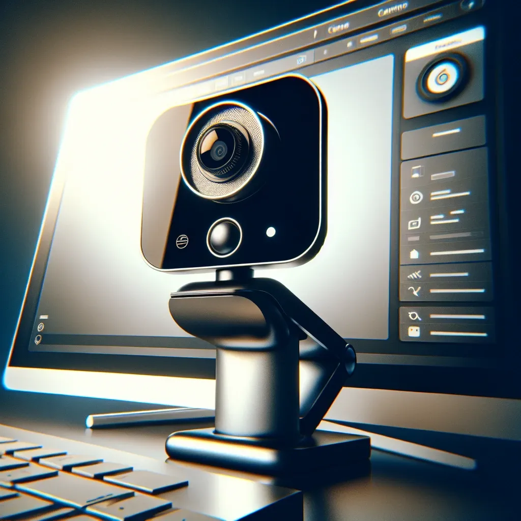 What is a webcam with a built-in microphone?